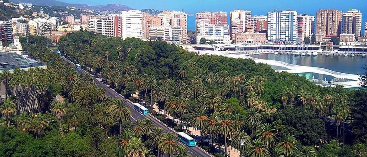 Una imagen del Parque de Málaga.