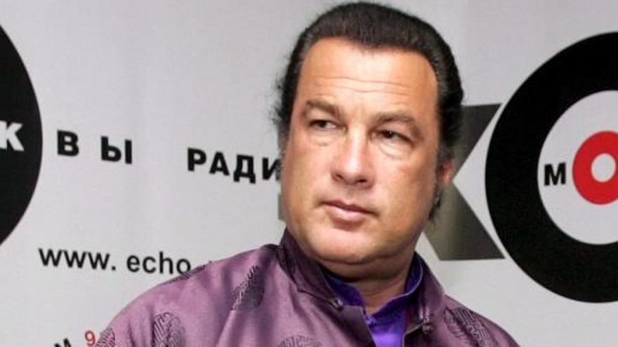 Steven Seagal, durante un acto promocional.