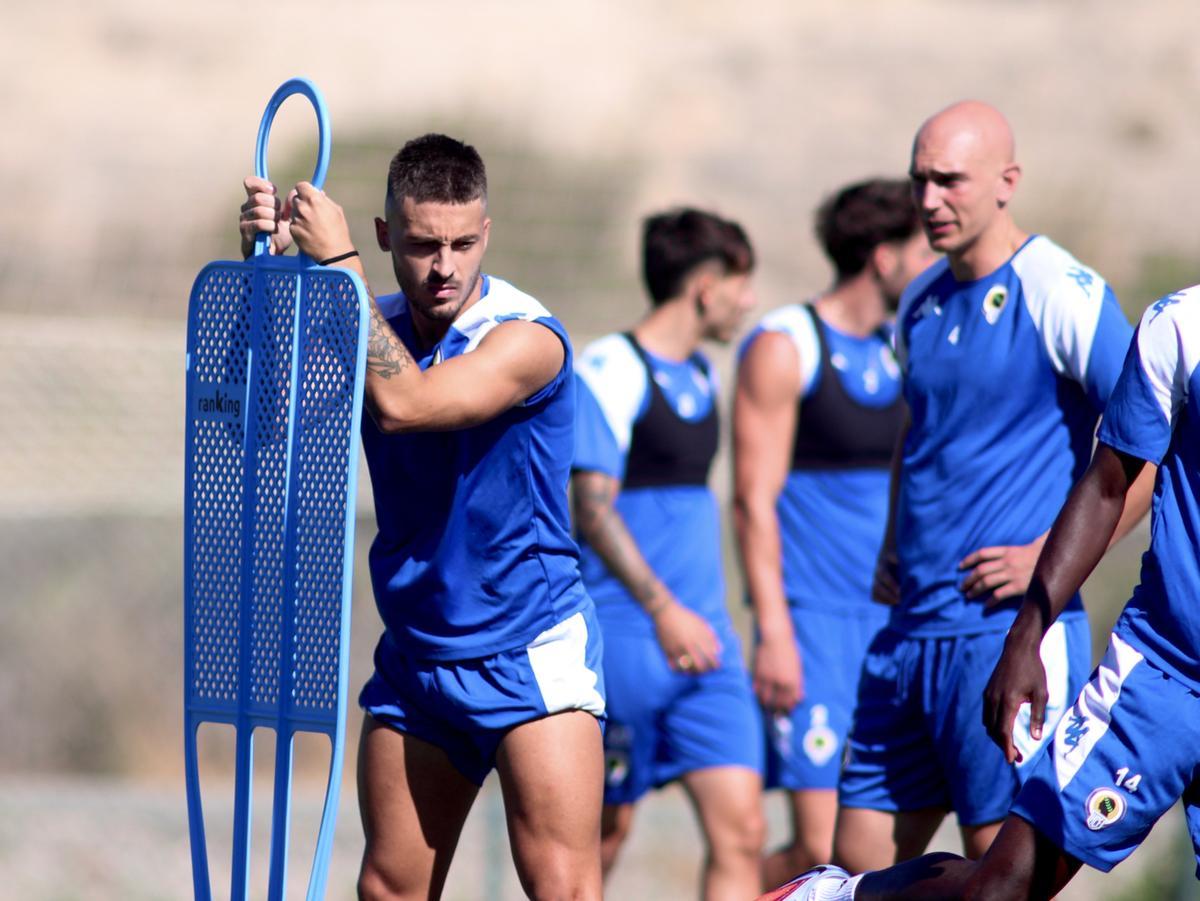 Alejandro Sotillos y Javier Rentero, esta semana en Fontcalent.