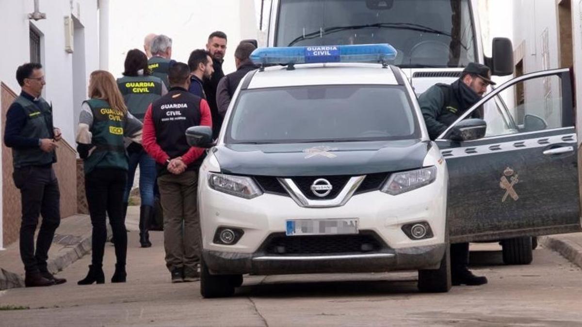 Efectivos de la UCO Guardia Civil.