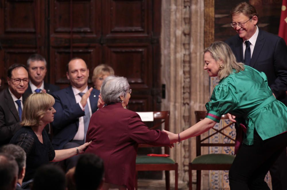 Acto institucional por el 9 d'Octubre en el Palau de la Generalitat