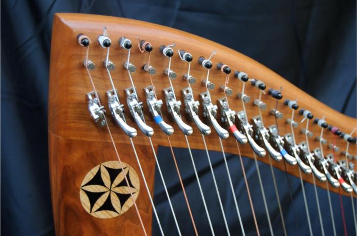 Los viejos oficios: Lorena Reinaldo, luthier y arpista