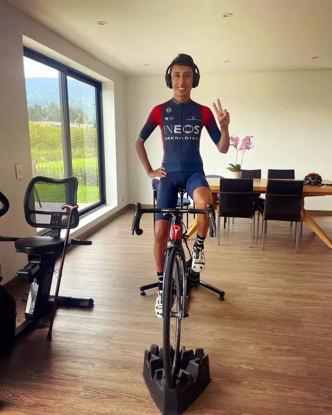 La increíble recuperación de Egan Bernal: Vuelve a subirse a la bici