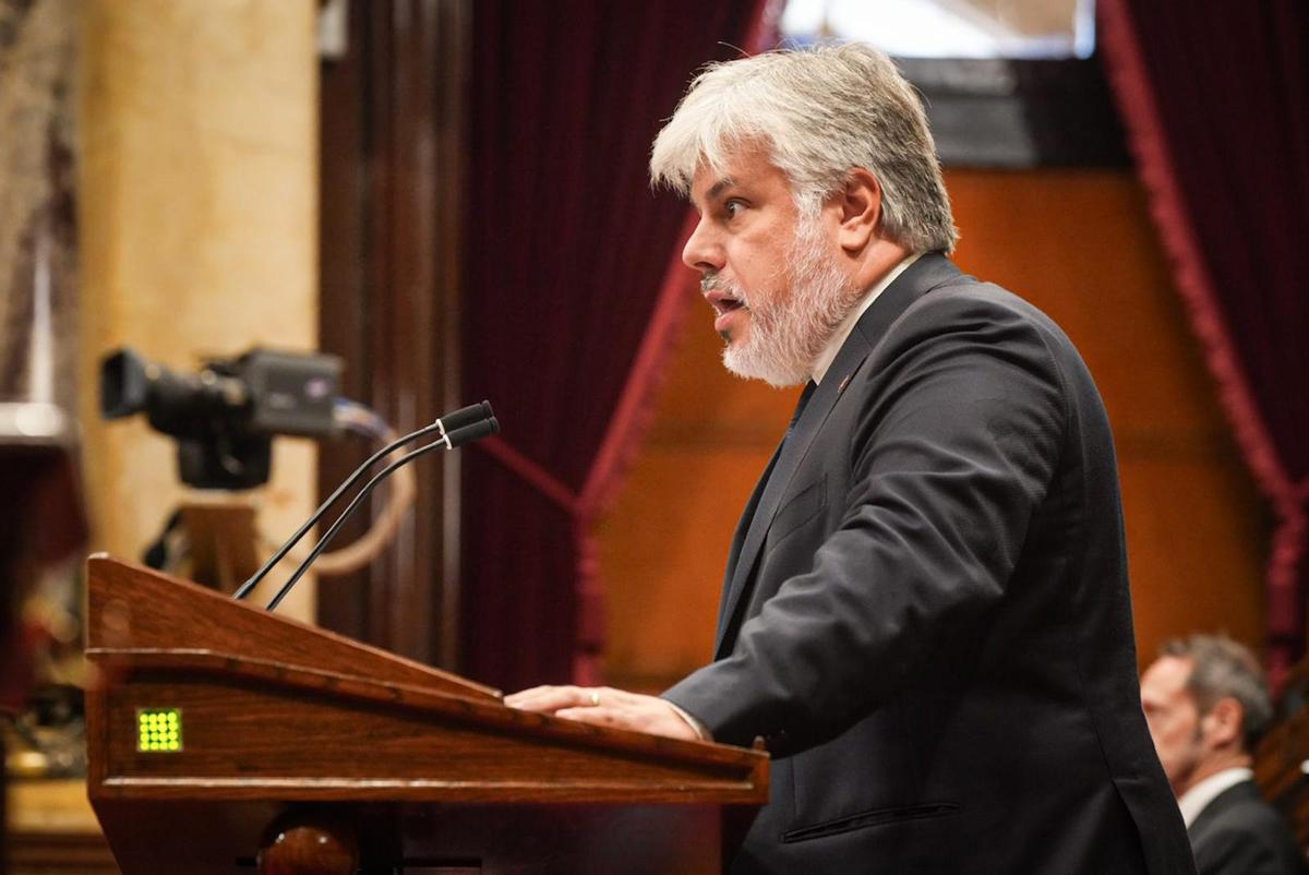 El líder de Junts en el Parlament, Albert Batet.