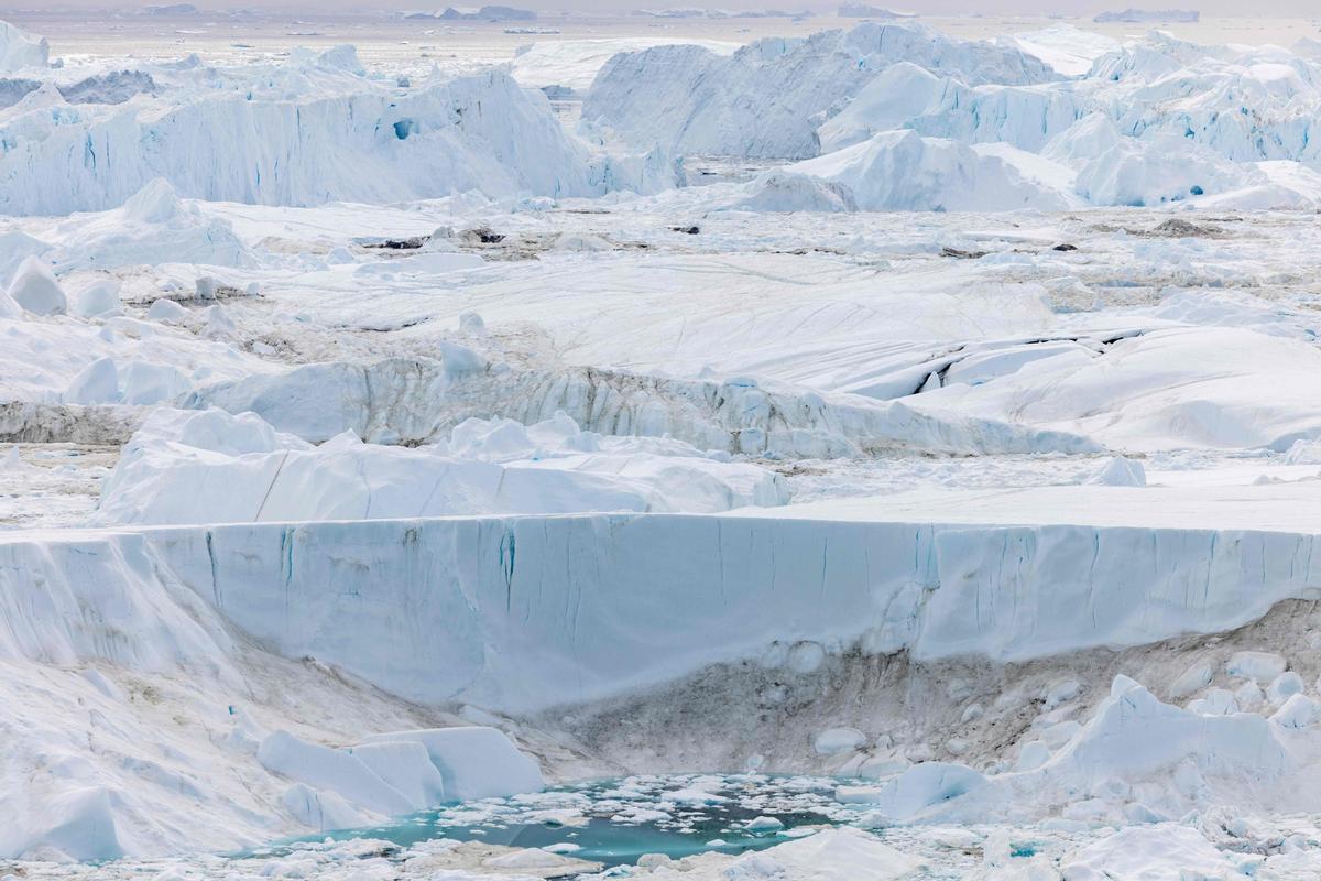 El espectáculo de los icebergs en Groenlandia.