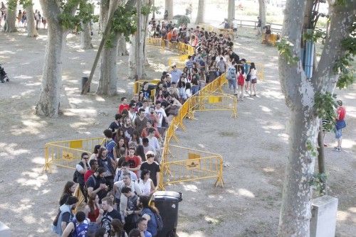 Primer dia del càsting de «Joc de Trons» a Girona