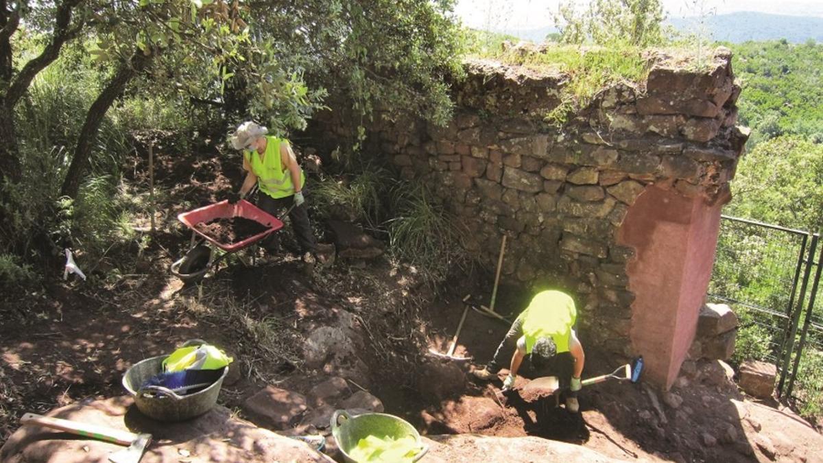 Los trabajos de restauración iniciados forman parte de la fase 0 del Plan Director del castillo de Eramprunyà de Gavà