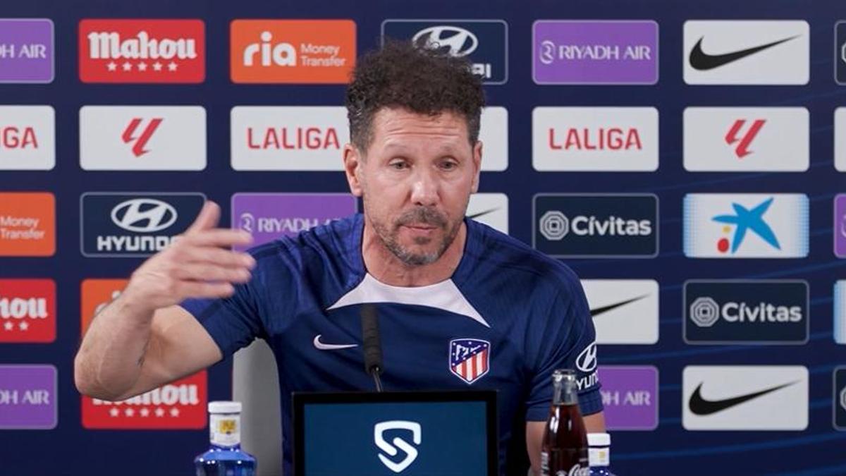 Simeone: "El Madrid es el mejor equipo del mundo y seguirá siéndolo"