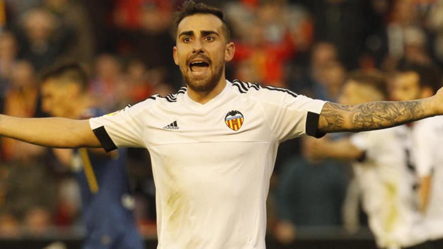 Alcácer: &quot;En el campo, la falta de Parejo me ha parecido gol&quot;