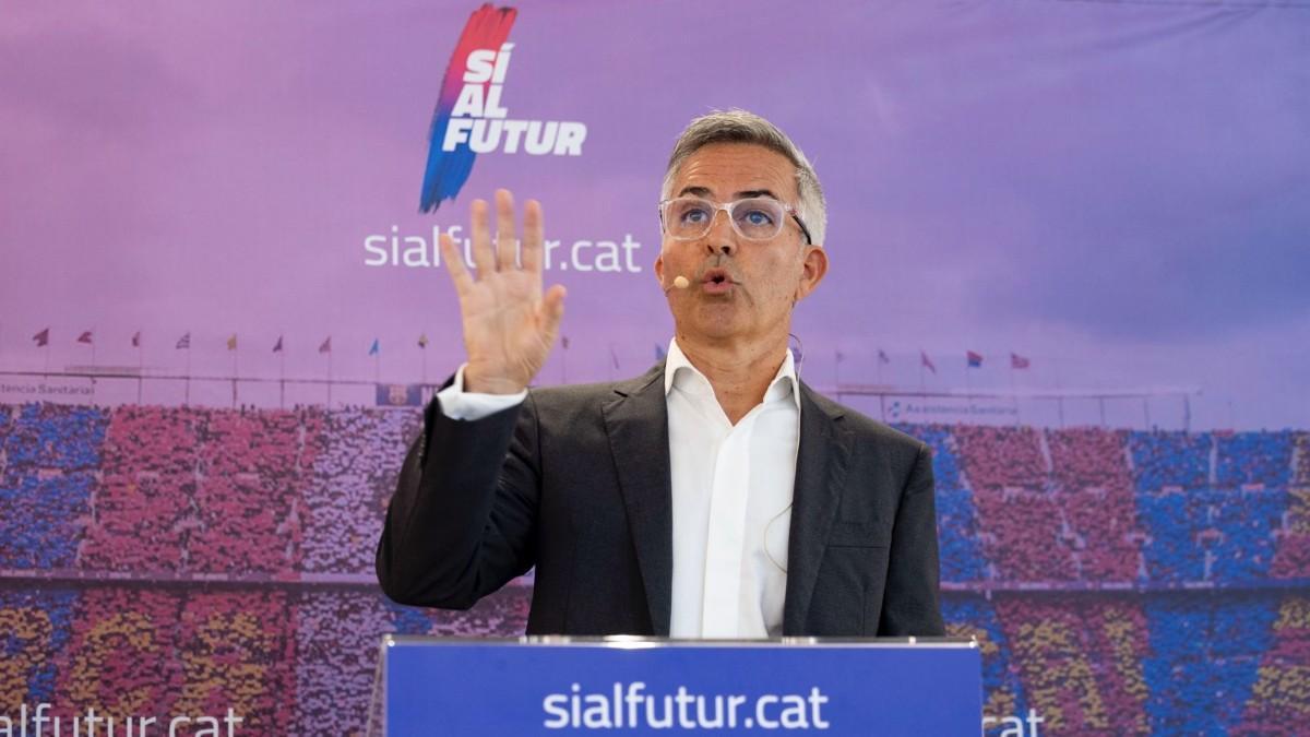 Víctor Font, en rueda de prensa