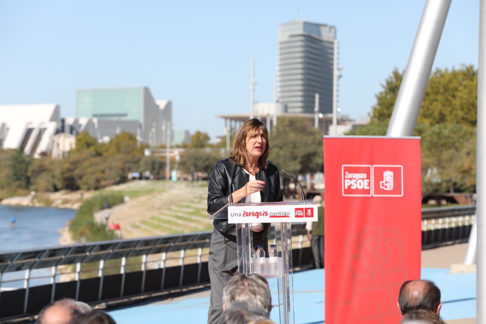 Presentación de Lola Ranera como candidata a la alcaldía de Zaragoza.