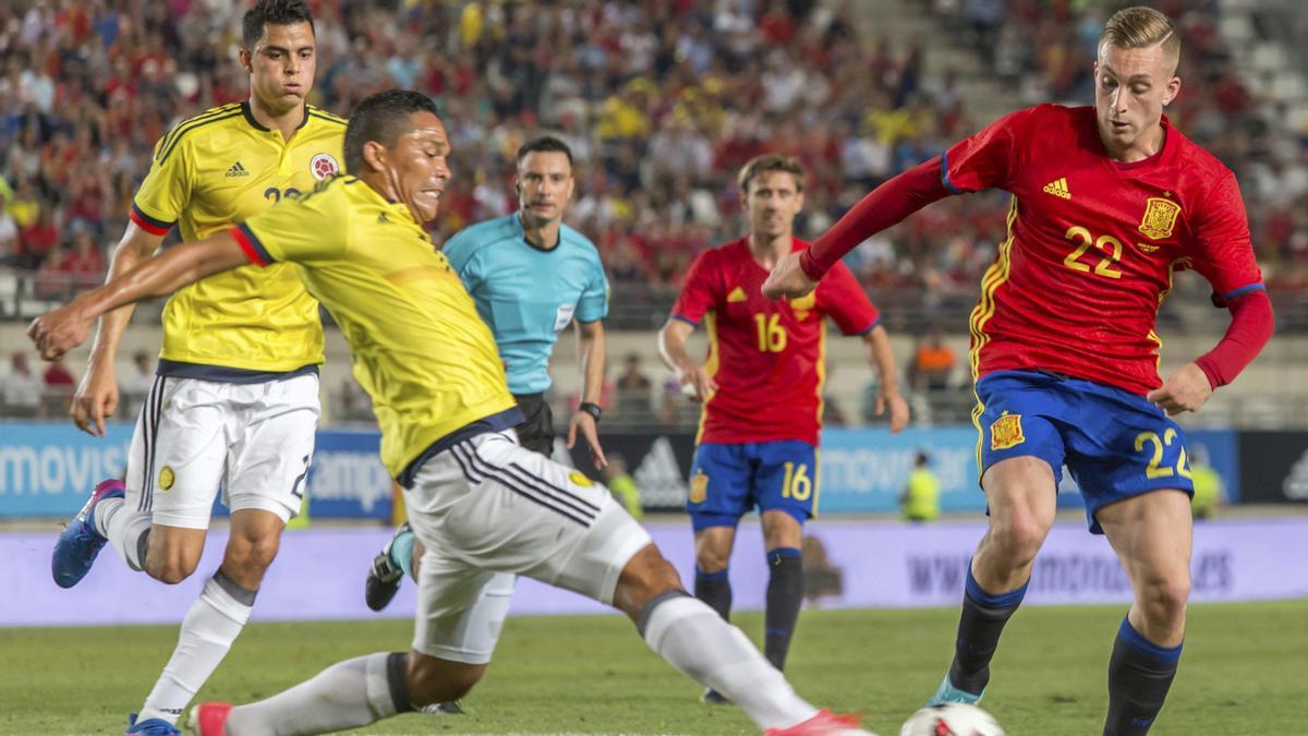 Colombia ya jugó en Nueva Condomina en 2017, en un amistoso frente a España