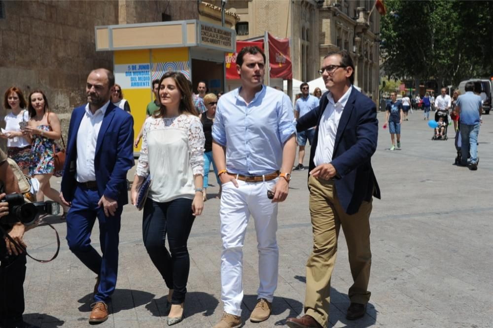 Albert Rivera visita Murcia y Los Alcázares