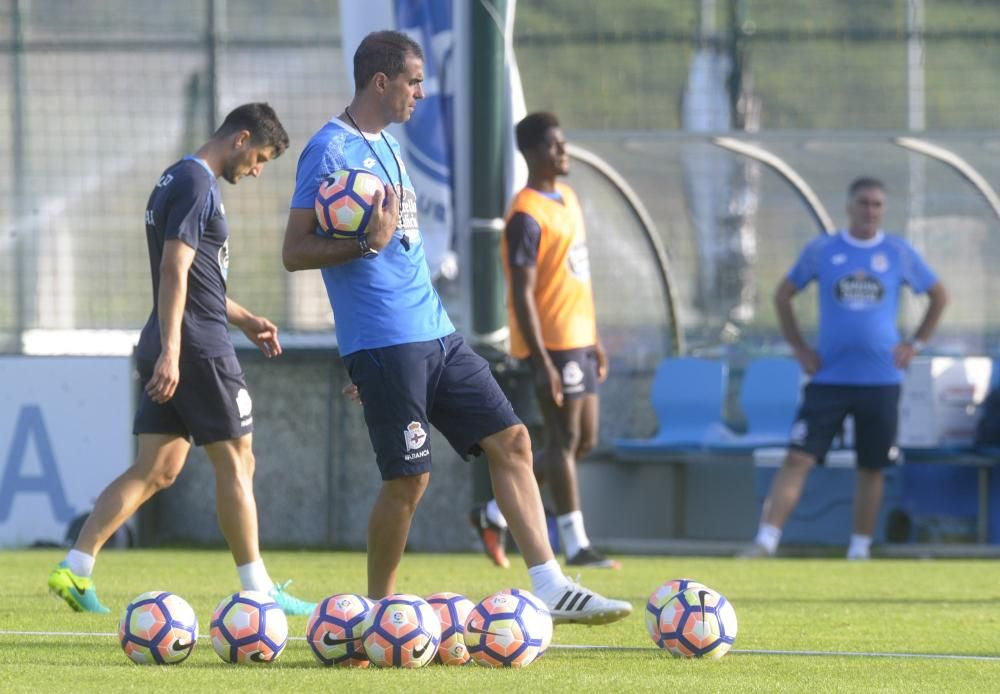 La plantilla deportivista retoma el trabajo esta tarde en Abegondo.