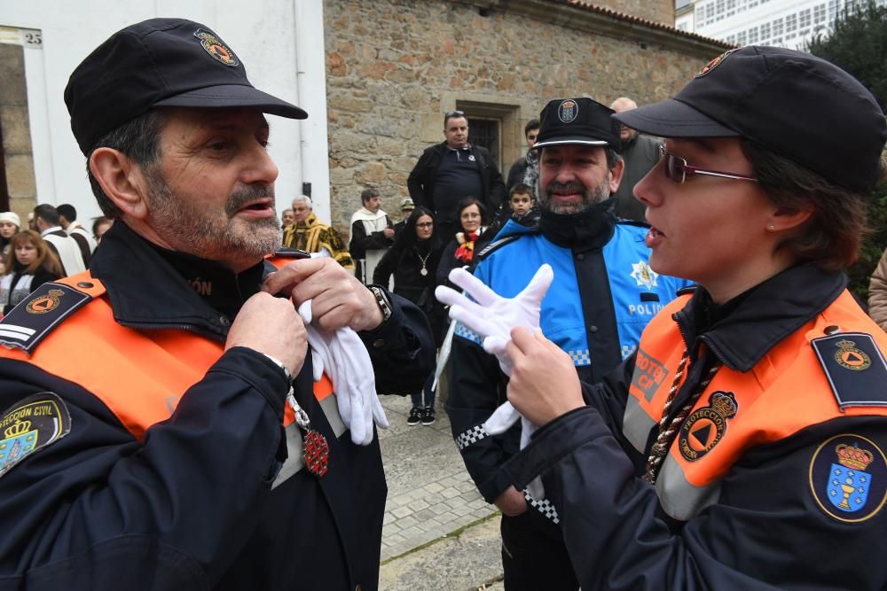 La procesión de Os Caladiños no pudo salir