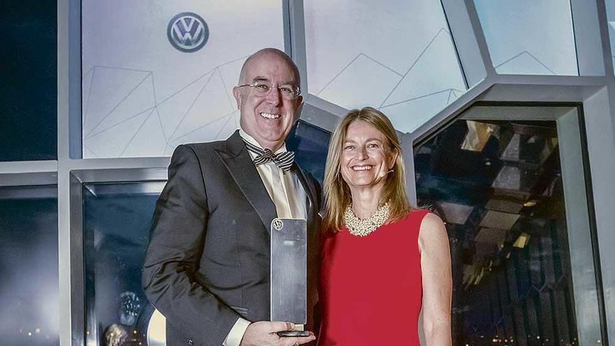 Awauto galardonado en los premios a internacionales a la excelencia de Volkswagen