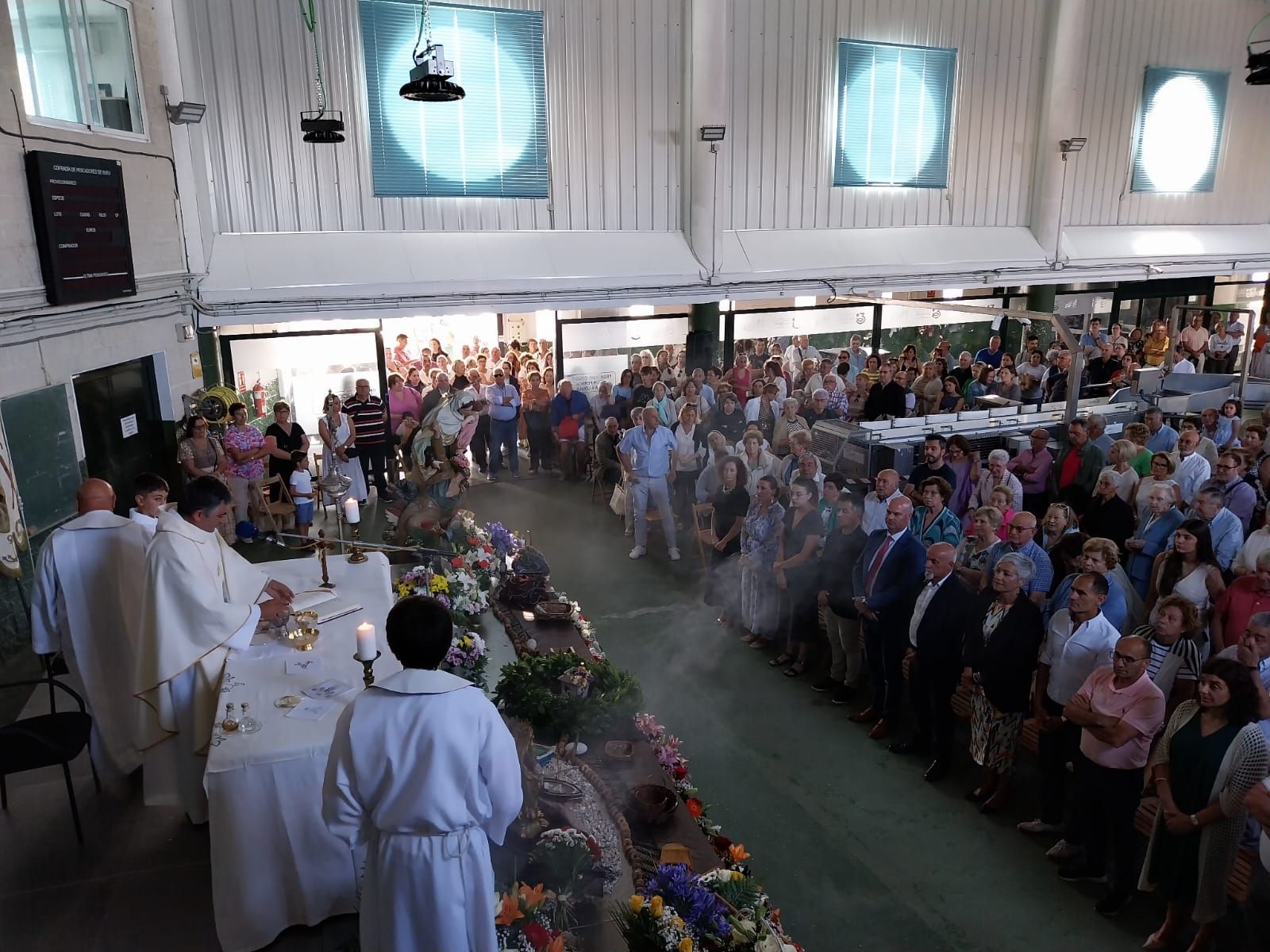 Las celebraciones en honor a la Virgen del Carmen en O Morrazo. La procesión en Bueu