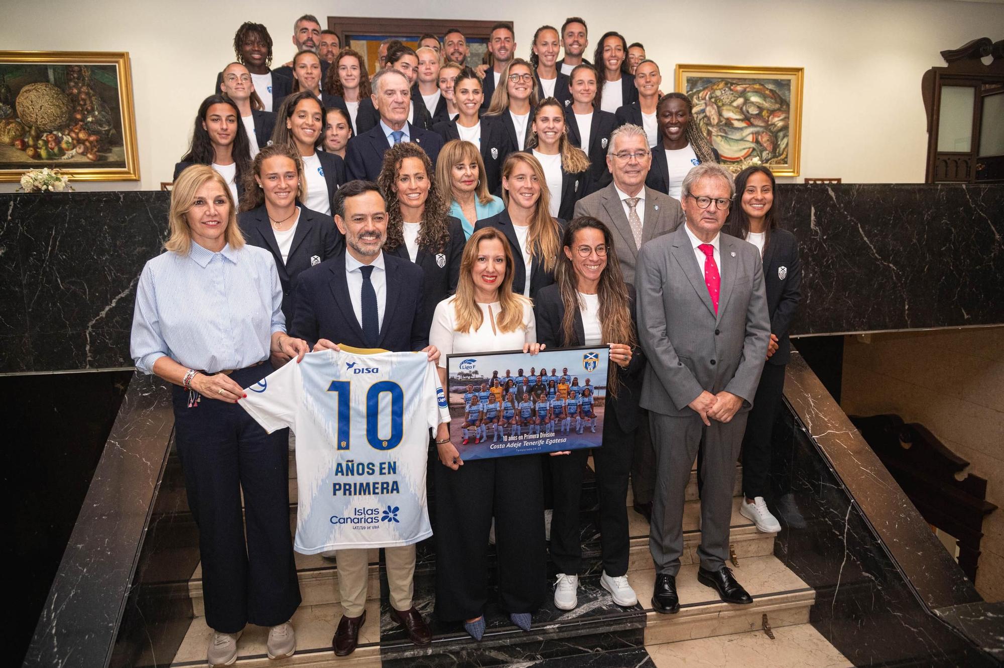 Acto de reconocimiento al Costa Adeje Tenerife