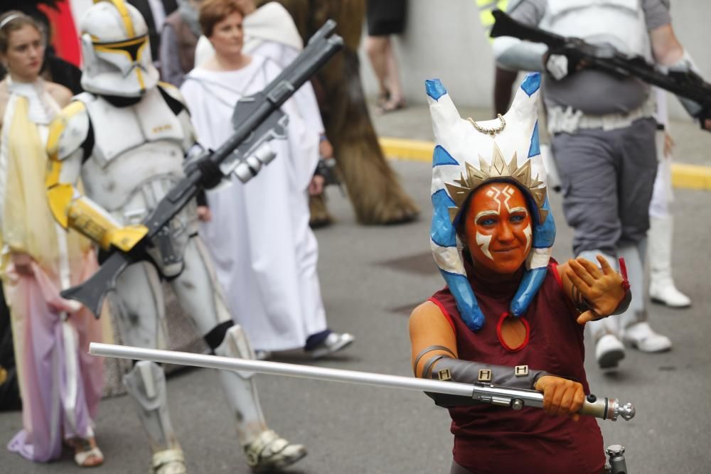 Desfile de "Starwars" en Metrópoli