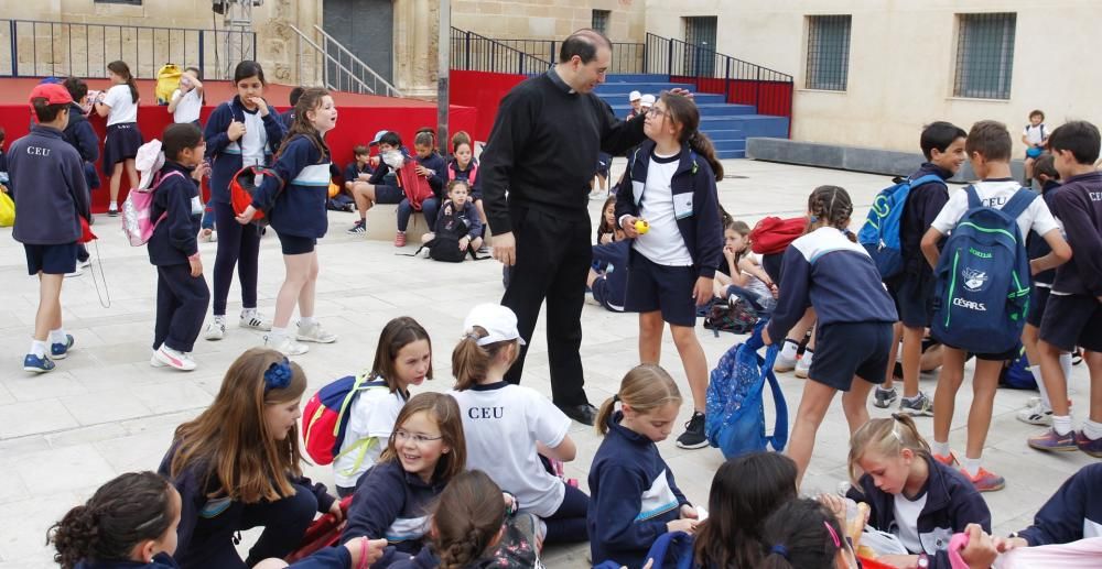 400 escolares rinden homenaje a la Santa Faz