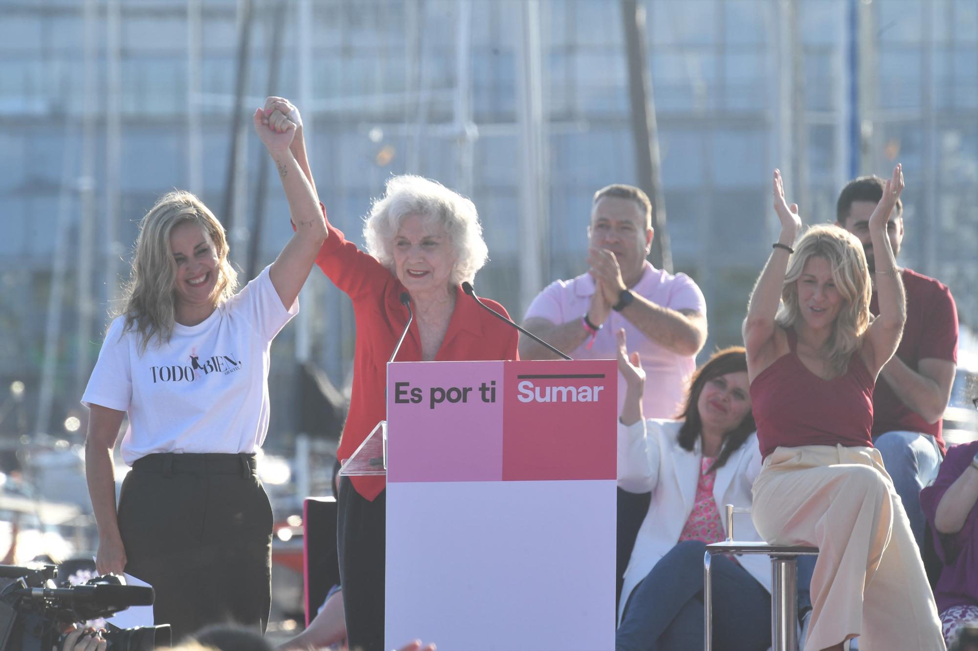 Yolanda Díaz abre campaña en A Coruña