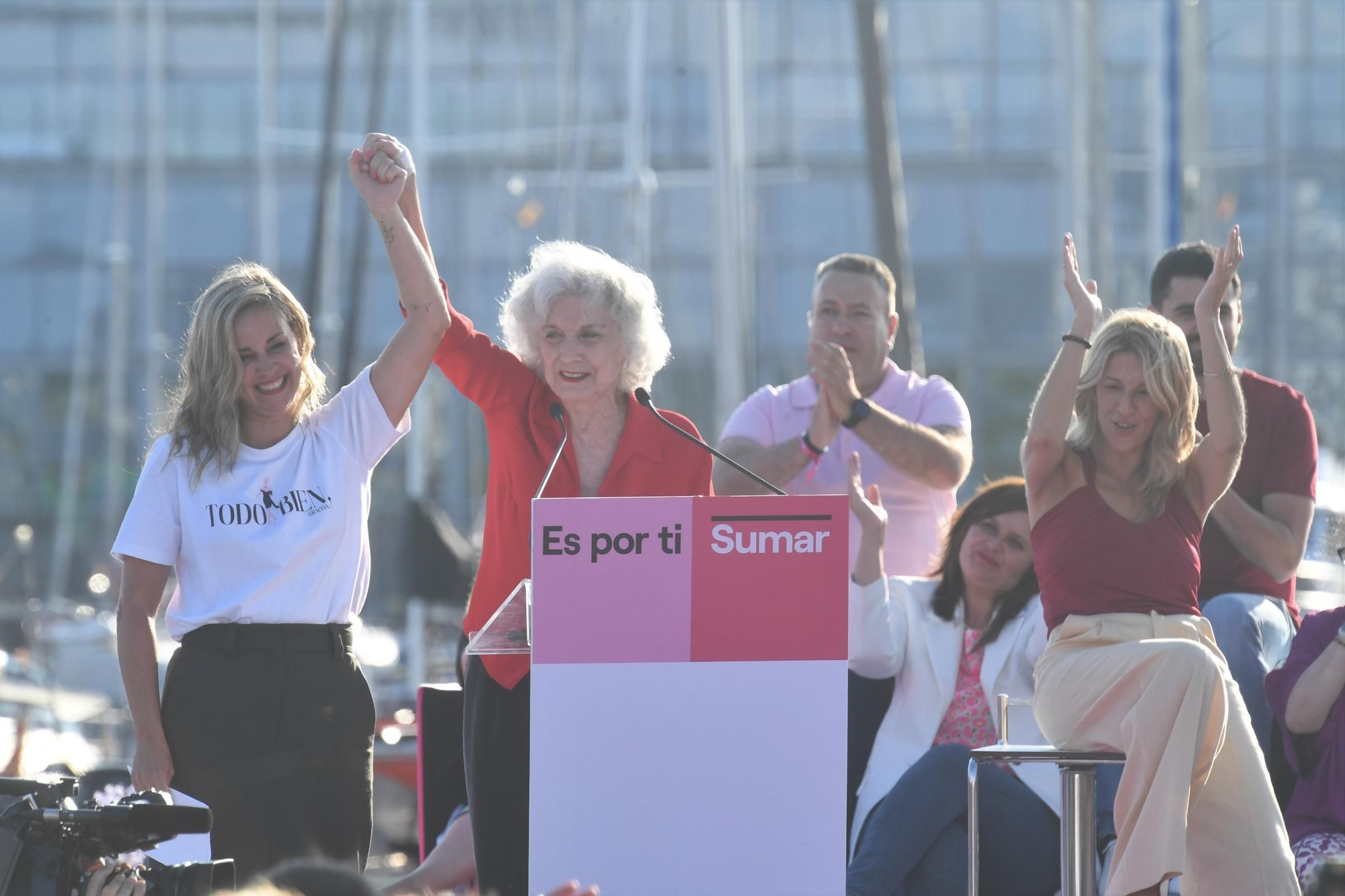 Yolanda Díaz abre campaña en A Coruña