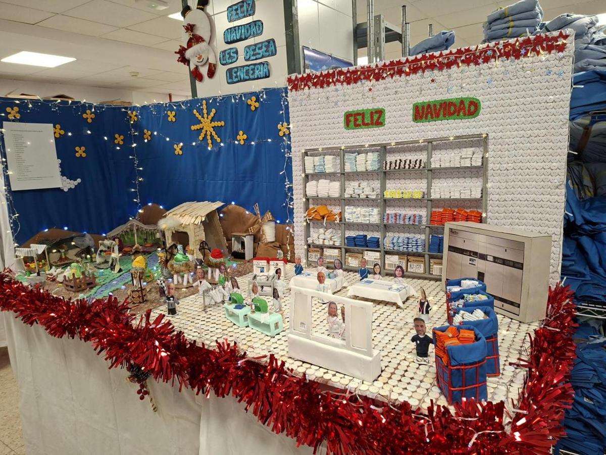 Belén sanitario Hospital Príncipe de Asturias