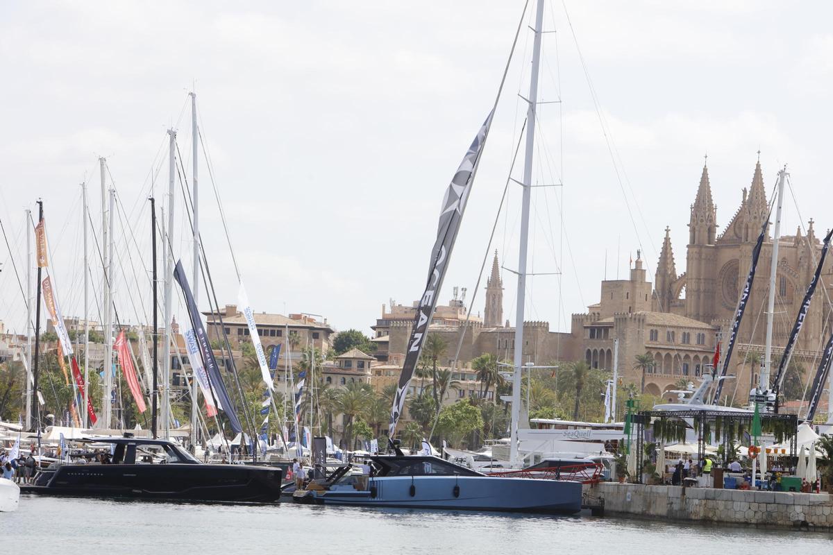 Luxusyachten, Gedränge und große Geschäfte; So war der Auftakt der Palma International Boat Show