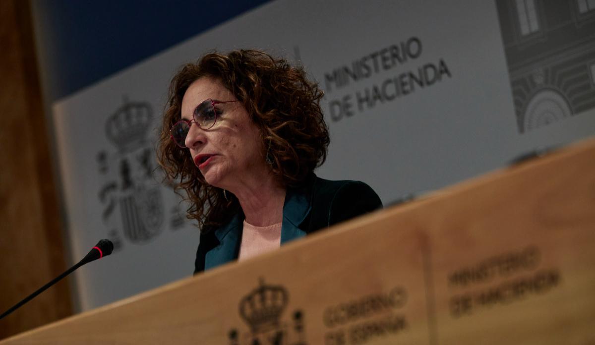 La ministra de Hacienda y portavoz del Gobierno, María Jesús Montero.