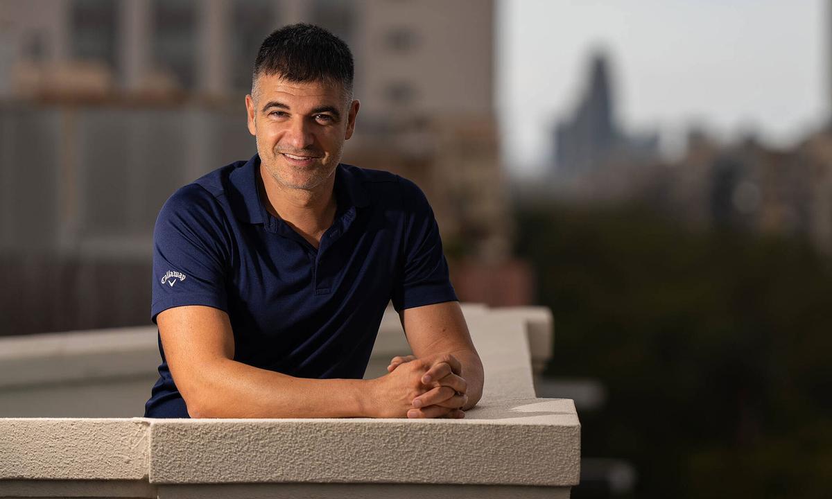 Eloy Moreno, autor de 'Redes', en un hotel de Barcelona.