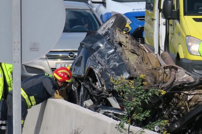 Un fallecido en un accidente en la Circunvalación de Arrecife