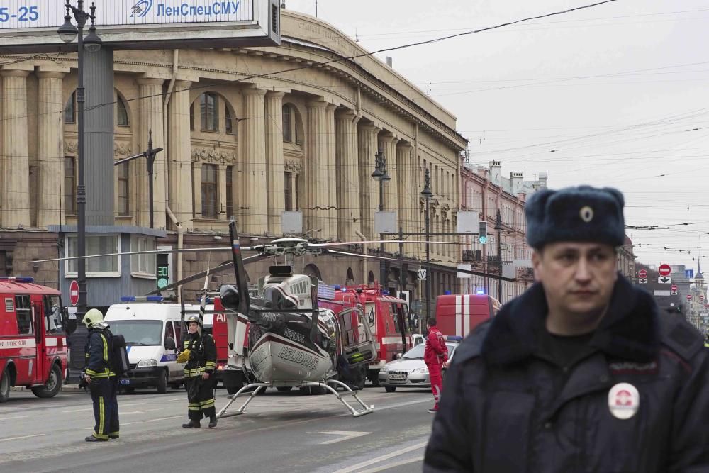 Una desena de morts i múltiples ferits en dues explosions a Sant Petersburg