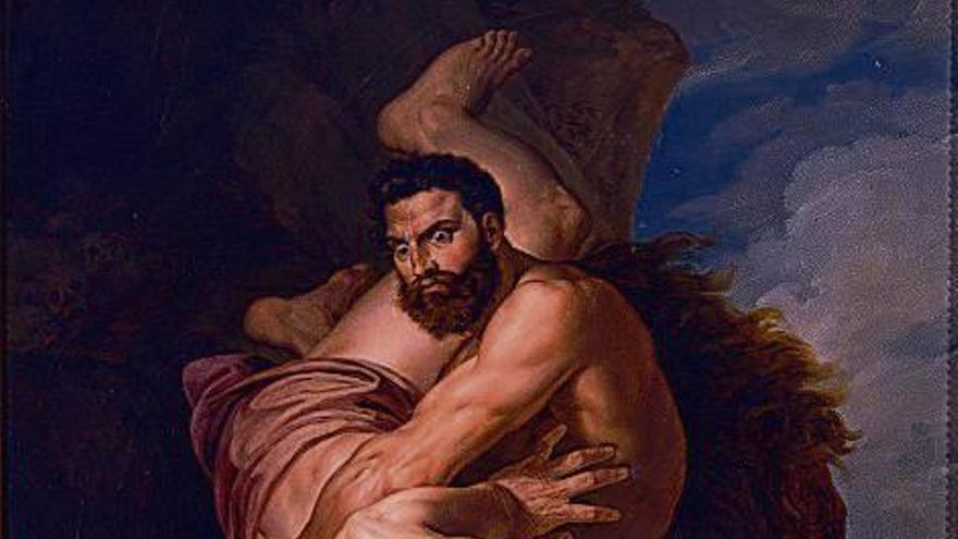 "Hércules y Anteo".