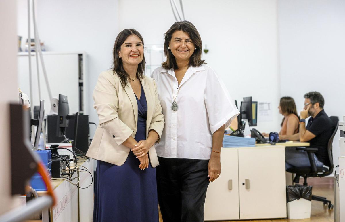 Lupe Ferrer y Carmen Aguiló, presidenta y gerente de PalmaActiva