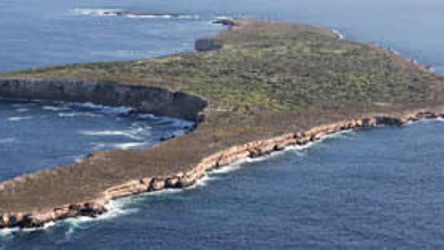 En los islotes de s´Espardell y s´Espalmador (en la imagen) se sitúa la zona de máxima protección de la Reserva Marina de es Freus.