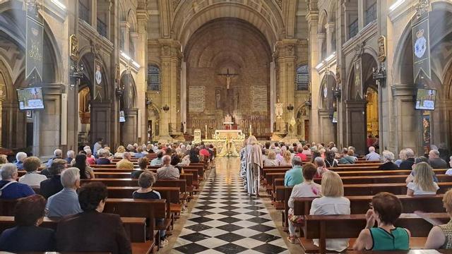 La novena, ayer por la tarde en la iglesia de San José  |  Á. R.