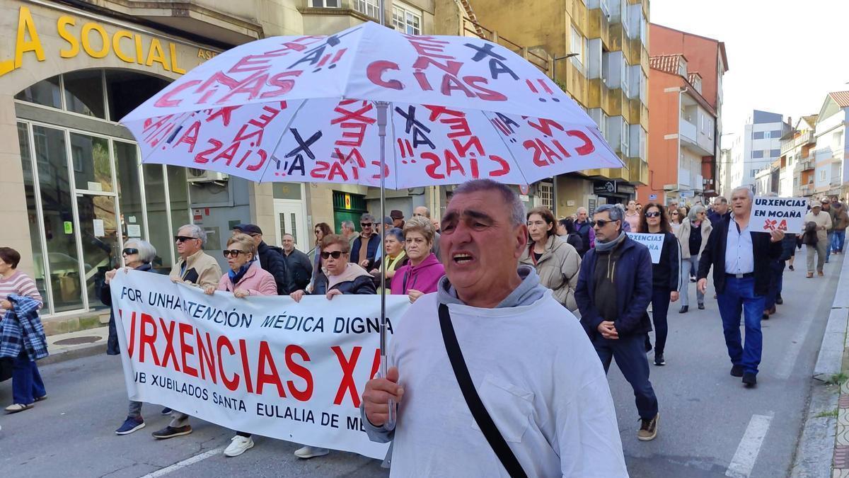 Moaña mueve a casi 3.000 personas para que el centro de salud abra con urgencias