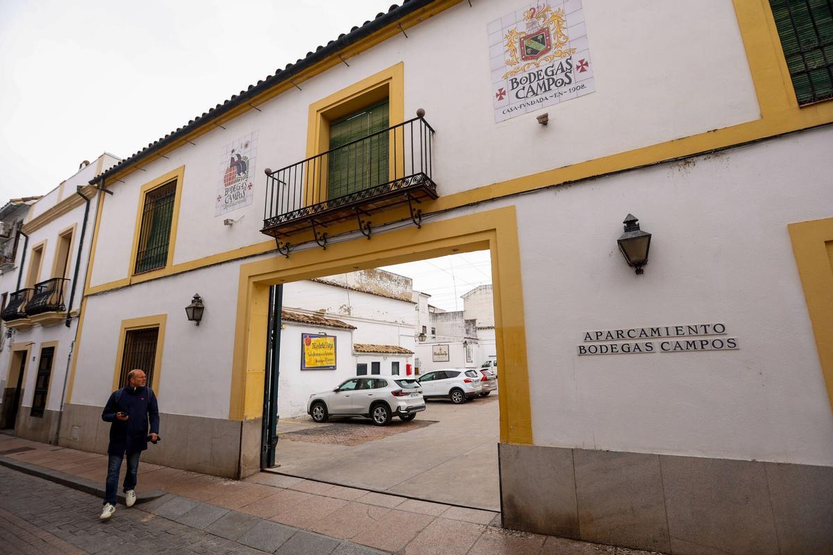 Futuros hoteles de Córdoba. Parking Bodegas Campos