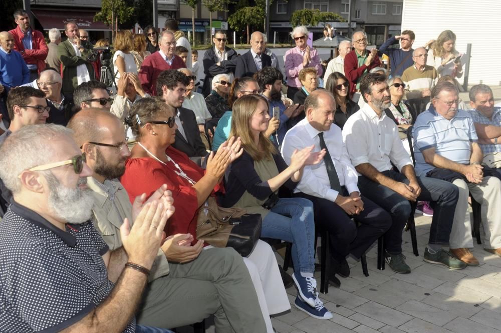 25S | Mitin del candidato del PSdeG, Xoaquín Fernández Leiceaga, en As Conchiñas