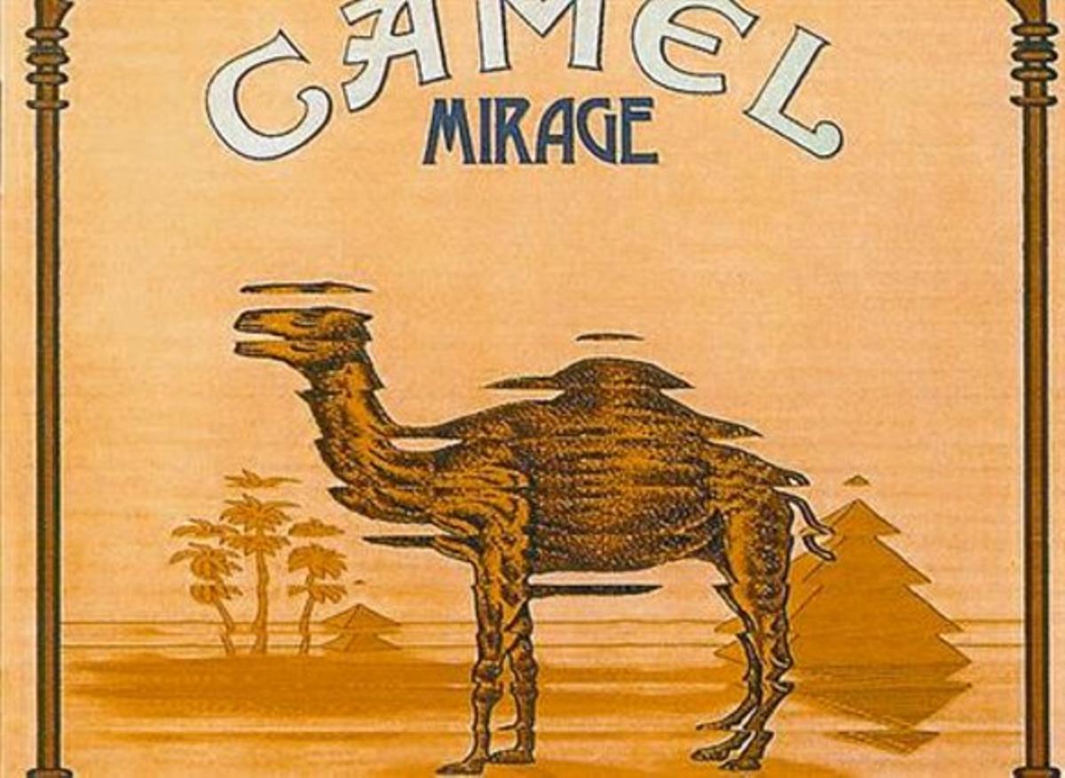 La portada de l’àlbum ’Mirage’ (1974), del grup de rock Camel.