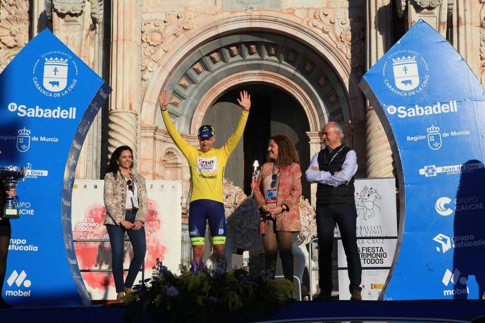 Primera etapa de la Vuelta Ciclista Murcia 2020: Llegada a Caravaca