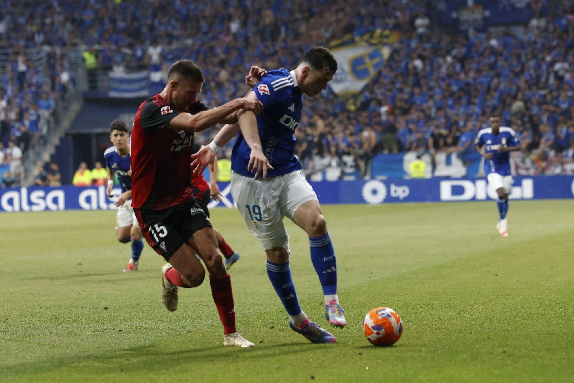 Así se vivió en el Carlos Tartiere la final del play-off entre el Real Oviedo y el Mirandés