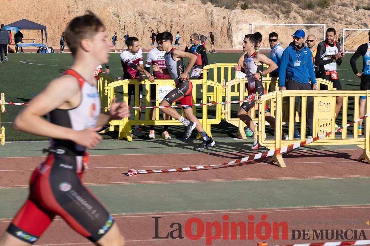 Campeonato Regional de Duatlón por relevos Súper Sprint en Calasparra (carrera a pie)