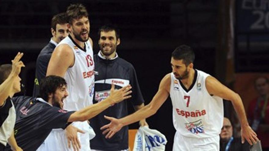 España se mete en las semifinales al arrollar a Eslovenia (86-64)