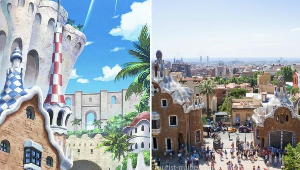 Referencia de 'One Piece' en Barcelona.