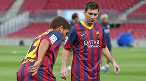 Penúltim entrenament dels jugadors del Barça abans d’enfrontar-se a l’Atlètic en la tornada de la Supercopa.