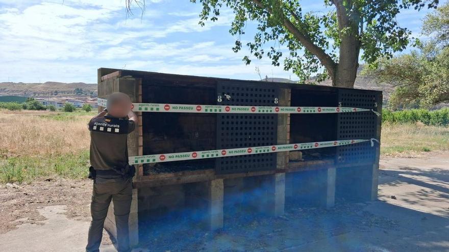 Els Agents Rurals alerten del risc d’incendi en 51 municipis catalans aquest dilluns
