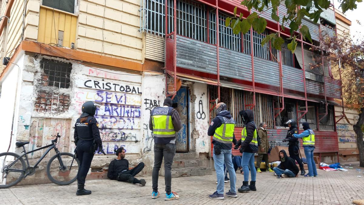 Nuevo golpe policial al tráfico de drogas en el Polígono de La Paz en Murcia