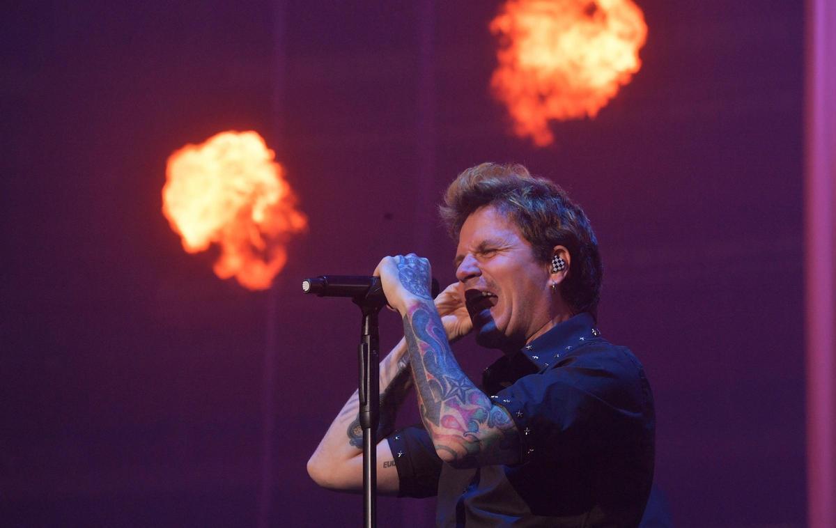 Dani Martin, durante su concierto en el Coliseum.