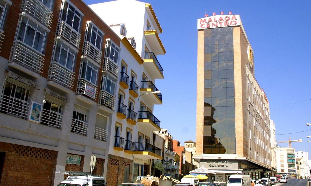 Foto de archivo del Hotel Málaga Centro, antiguos Almacenes Mérida.